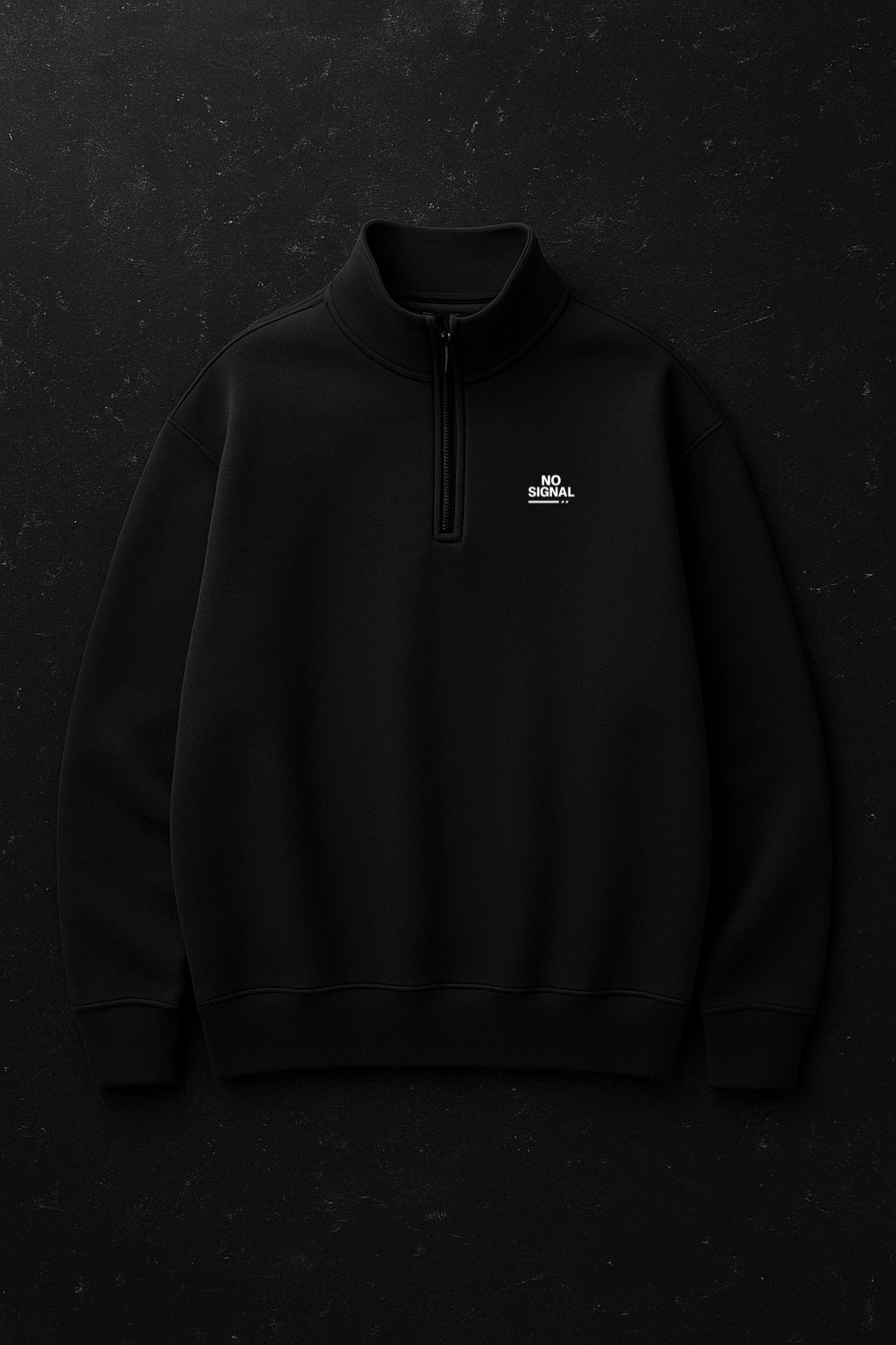 NO SIGNAL // Half-Zip Oversize